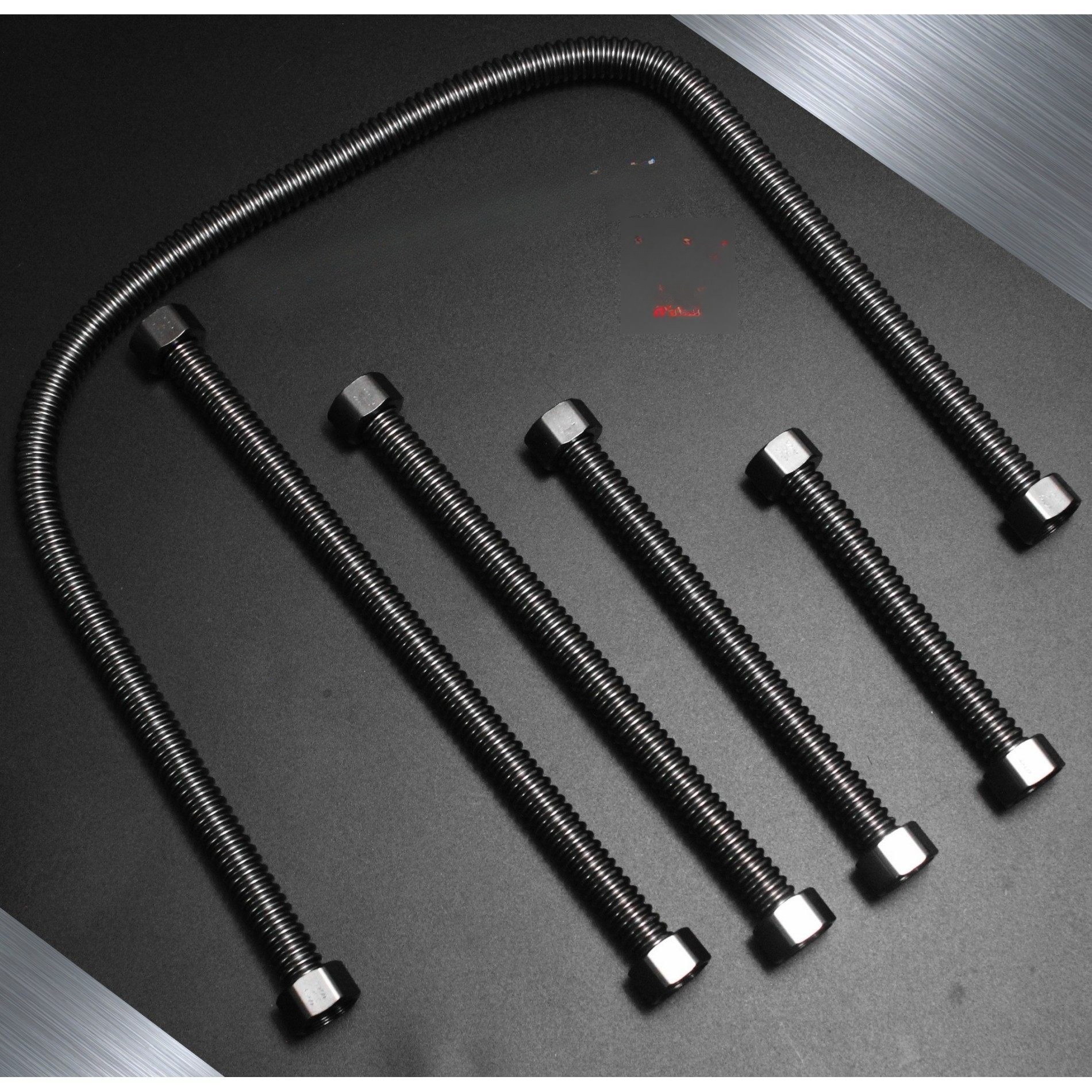 加厚304不锈钢4点波纹管枪灰色进水管可任意弯接金属软管,家装主材,马桶滤芯,淘宝优惠券,粉丝福利购,淘宝优惠卷