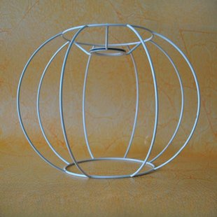 定制灯罩铁框架支架连接框架E27灯口桌吊灯笼球形DIY灯