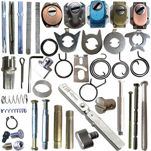 房门锁配件面板对接方杆螺丝螺杆铁条销钉套管卡簧弹簧方向片垫片