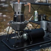 户外野营气炉皮革垫 T310可拆卸蜘蛛火炉灶台防烫墊 适用于SOTO