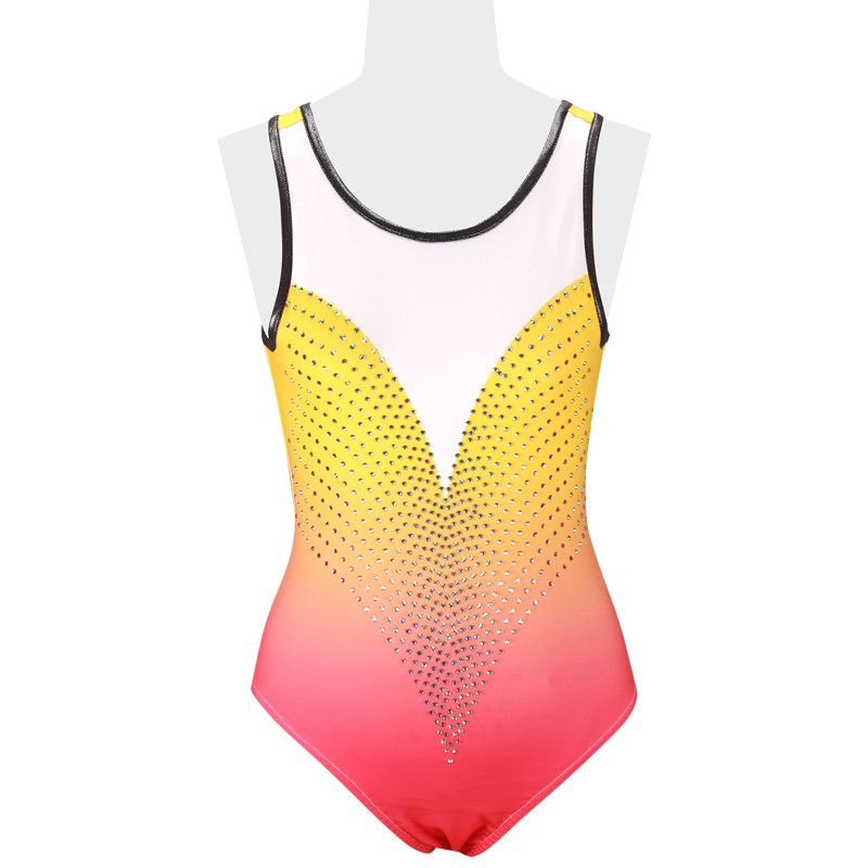 成人款印花服艺术体操