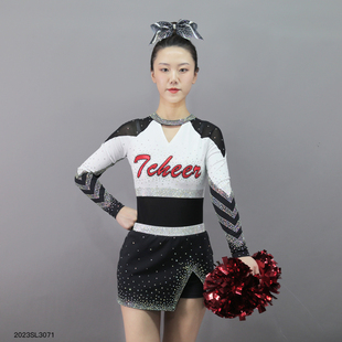 订做表演服装校园啦啦操中小学生比赛训练服大众健美操新款