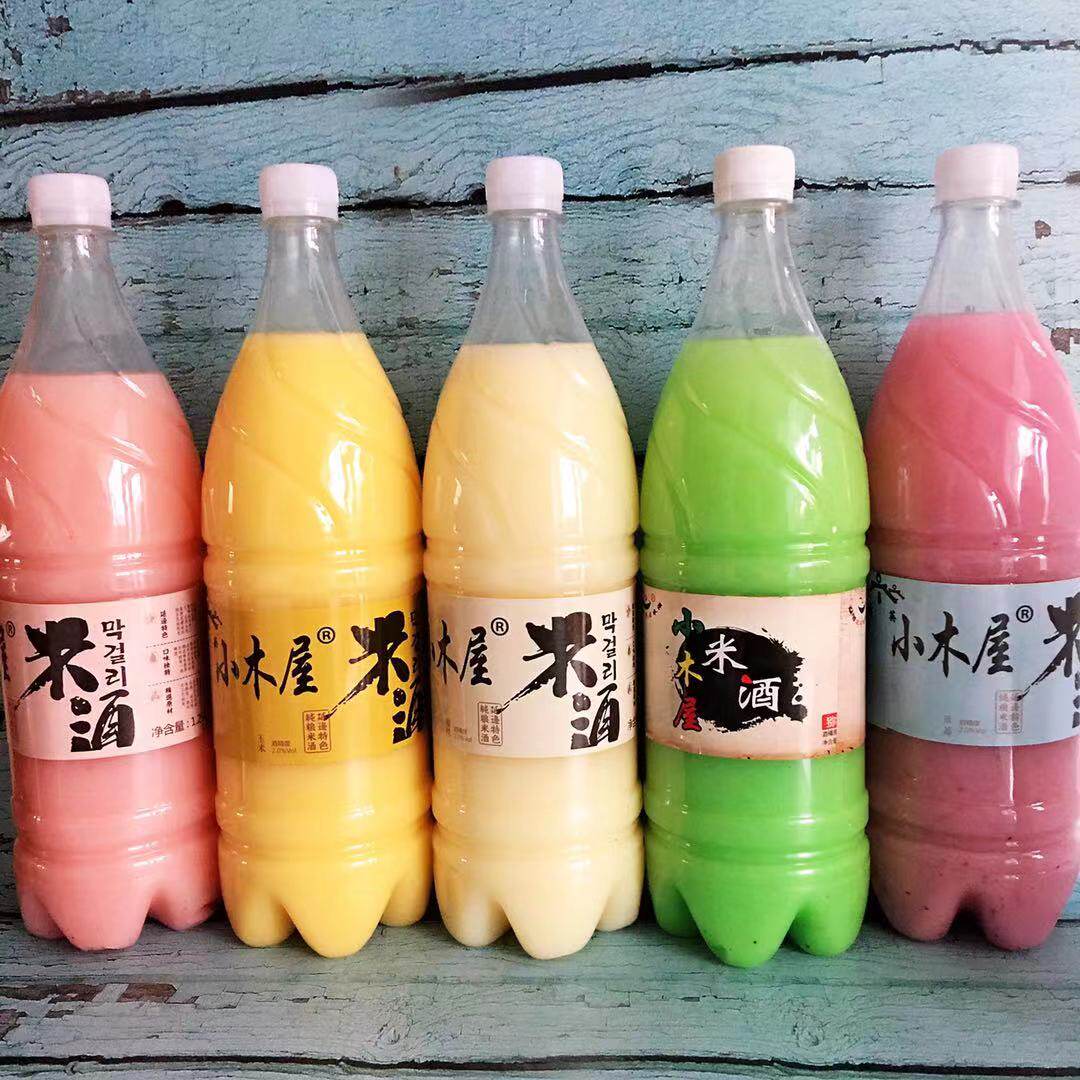 延边米酒 朝鲜族米酒吉英小木屋米酒奶油味米酒原味玉米草莓米酒