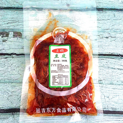 延边特产豆皮小时候零食延边贞姬