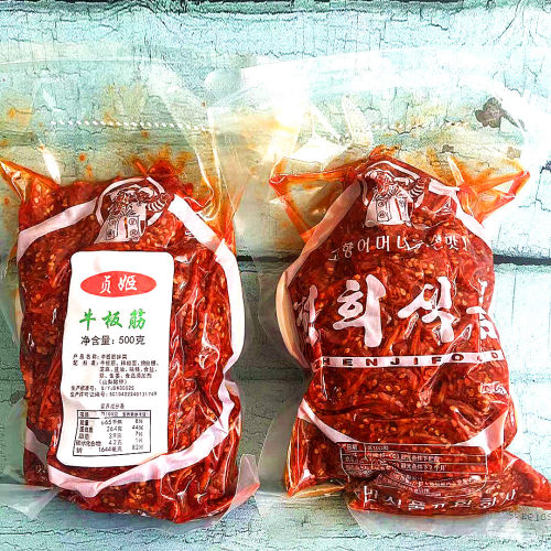 延边贞姬油炸干牛筋丝牛板筋零食