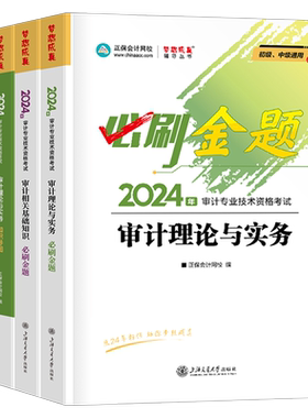 2026年中级审计师考试教材必刷金题初级审计理论与实务相关基础知识初级历年真题库试卷26官方教材复习指南练习一本通习题押题2025