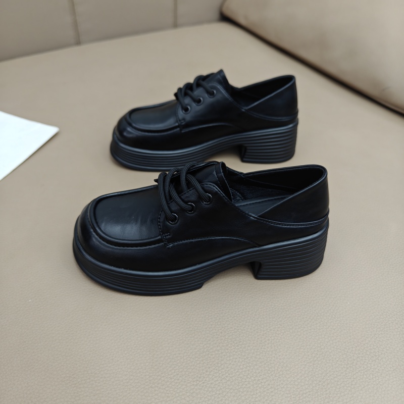 小皮鞋女英伦风厚底女鞋轻便复古