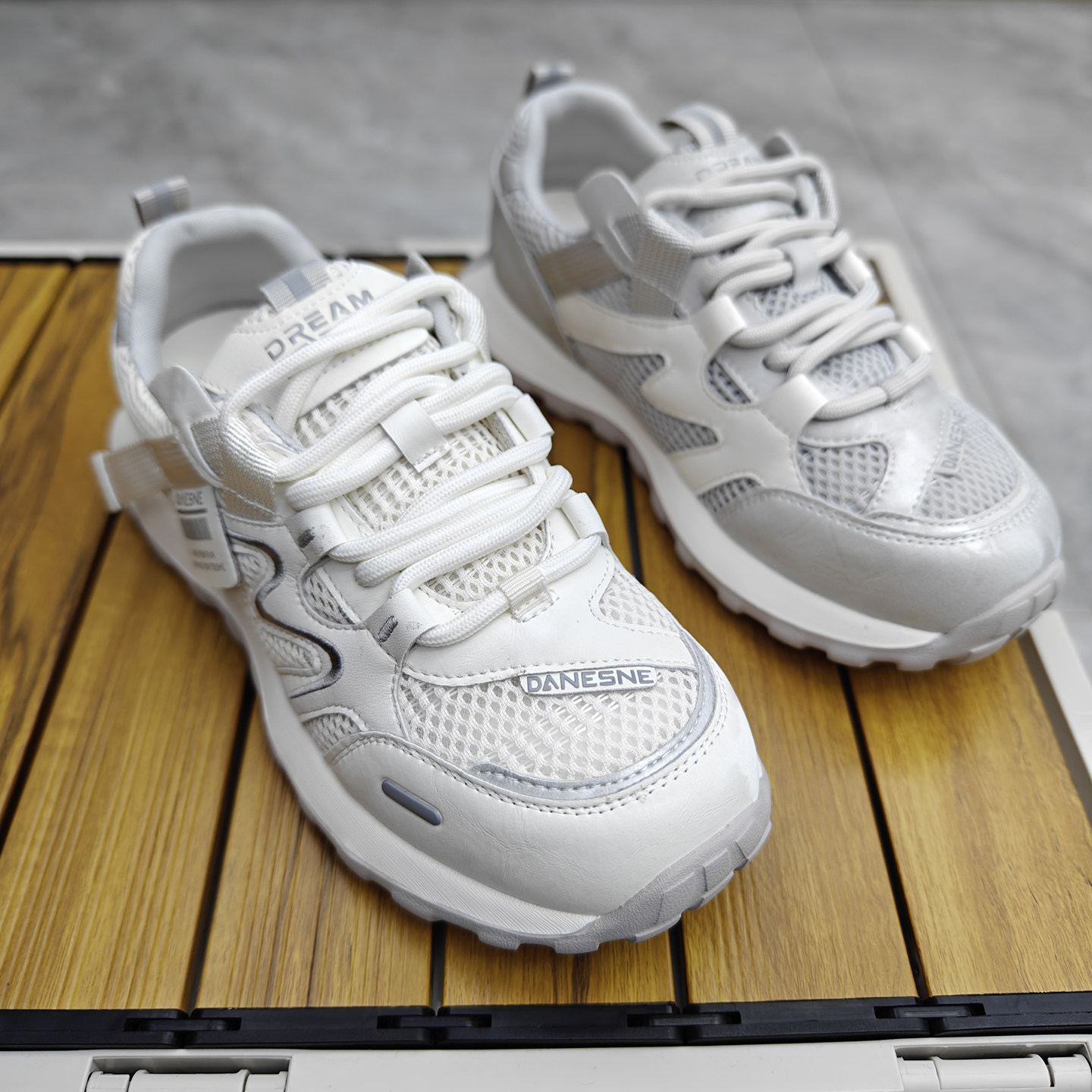 网面阿甘鞋女2026夏季新款韩版圆头厚底超轻便慢跑透气休闲运动鞋