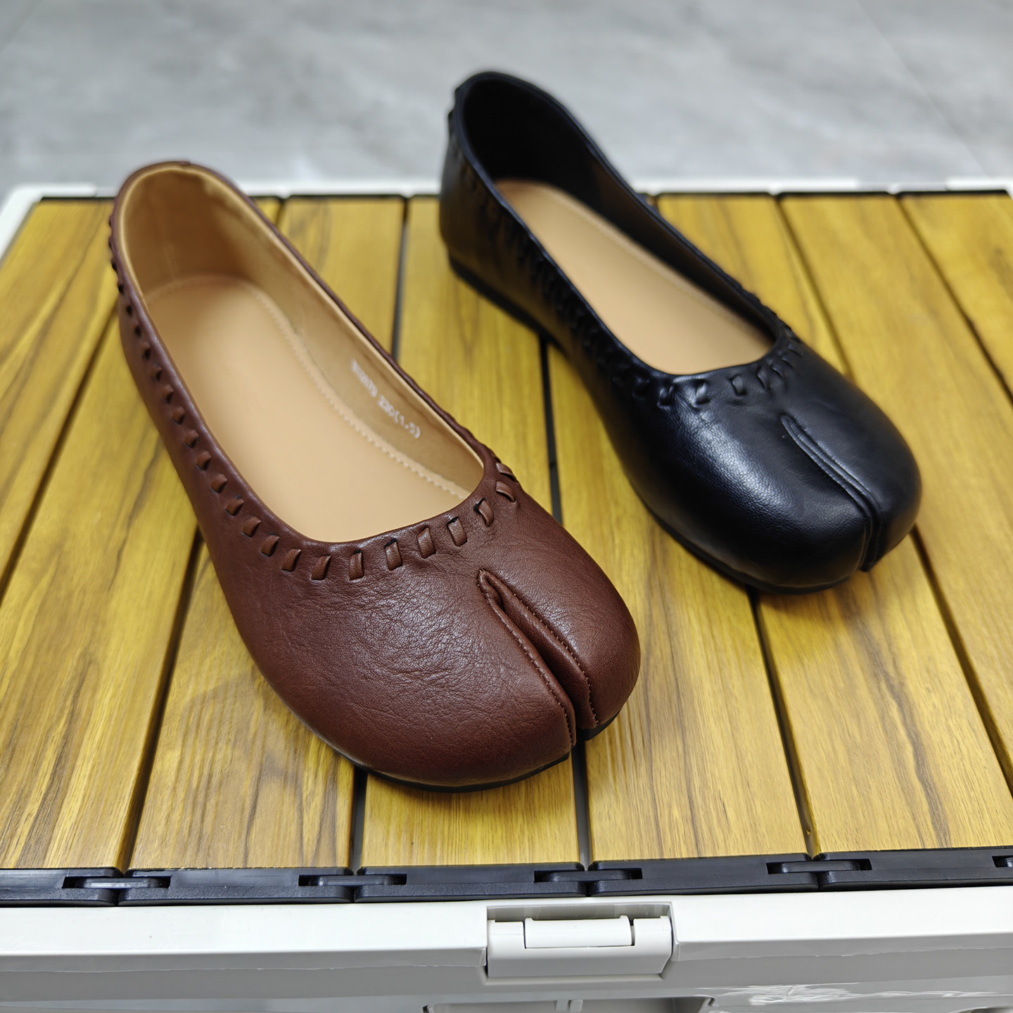 分趾鞋2026春新款平底猪蹄鞋褶皱复古一脚蹬时尚芭蕾舞浅口单鞋女,女鞋,浅口单鞋,淘宝优惠券,粉丝福利购,淘宝优惠卷