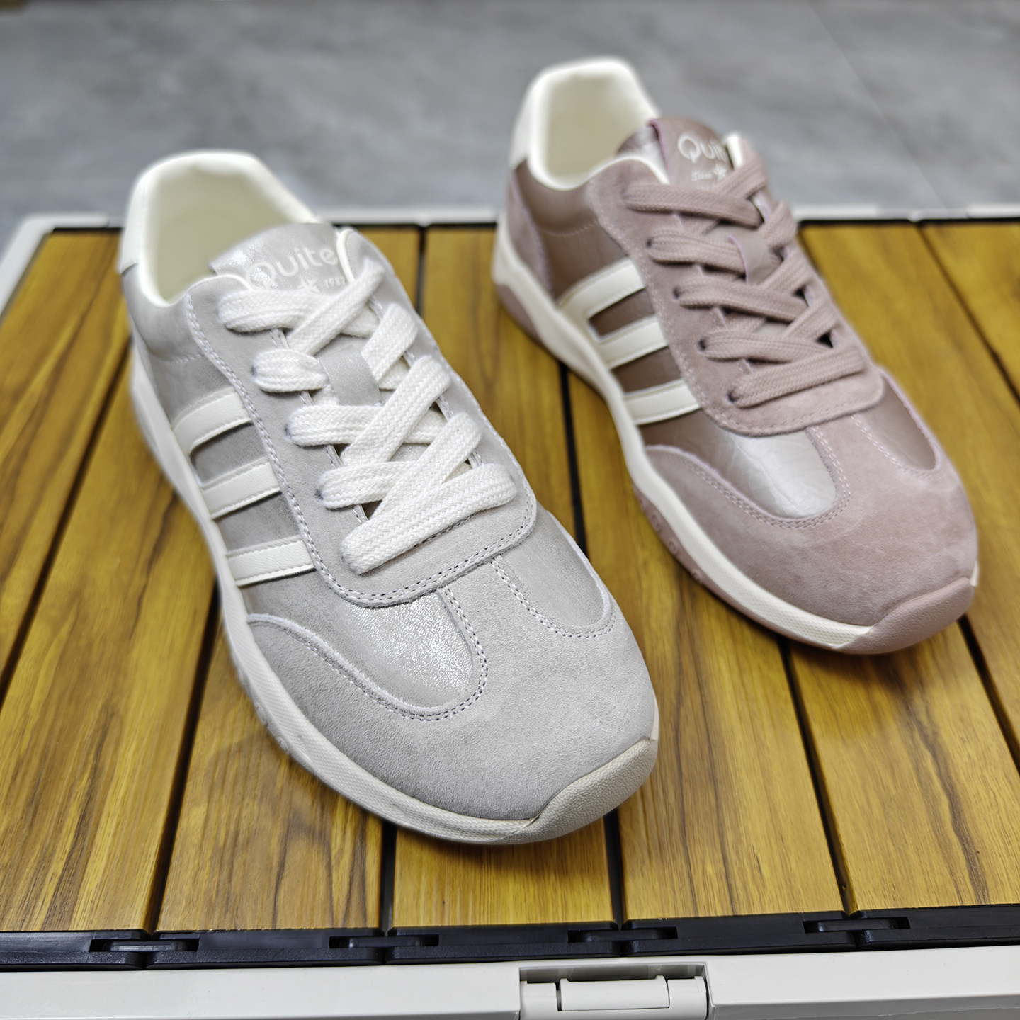 百搭真皮阿甘鞋女2026新款复古学生德训鞋平底系带拼色休闲运动鞋,女鞋,德训鞋,淘宝优惠券,粉丝福利购,淘宝优惠卷