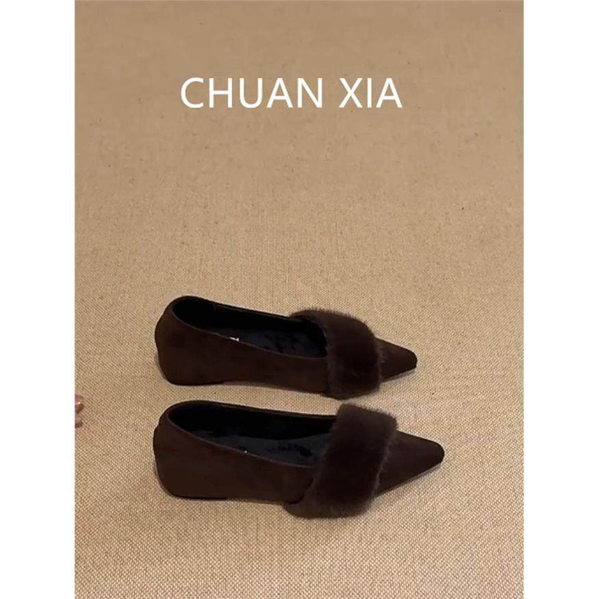 羊皮版！法式优雅尖头瓢鞋女一字带内增高单鞋通勤真皮玛丽珍鞋,女鞋,玛丽珍鞋,淘宝优惠券,粉丝福利购,淘宝优惠卷