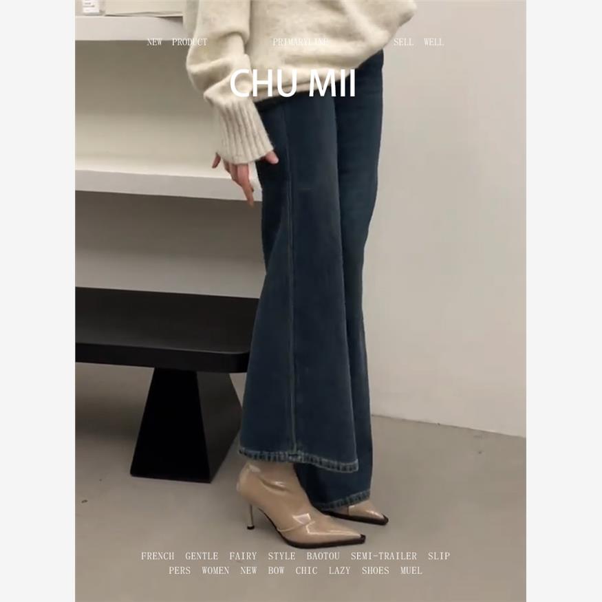 羊皮版~复古软皮尖头短靴