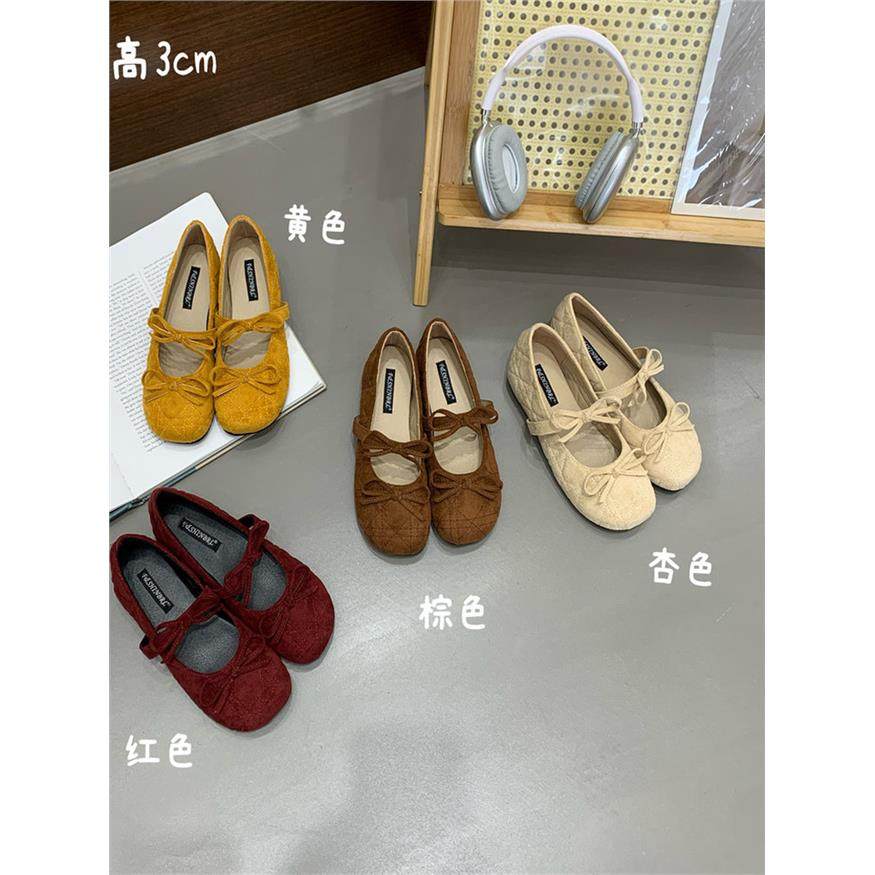 法式复古风蝴蝶结玛丽珍鞋女平内增高软底芭蕾舞鞋百搭单鞋,女鞋,时尚芭蕾鞋,淘宝优惠券,粉丝福利购,淘宝优惠卷