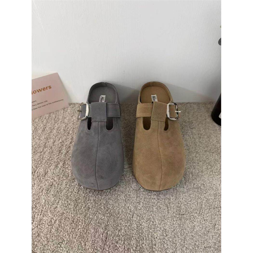 厚底增高勃肯鞋包头半拖鞋女外穿2026新款秋季爆款一脚蹬博肯单鞋,女鞋,勃肯鞋/软木鞋,淘宝优惠券,粉丝福利购,淘宝优惠卷