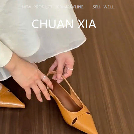 羊皮版！法式小众包头凉鞋女小猫跟软底尖头包鞋後绊带真皮高跟鞋,女鞋,浅口单鞋,淘宝优惠券,粉丝福利购,淘宝优惠卷