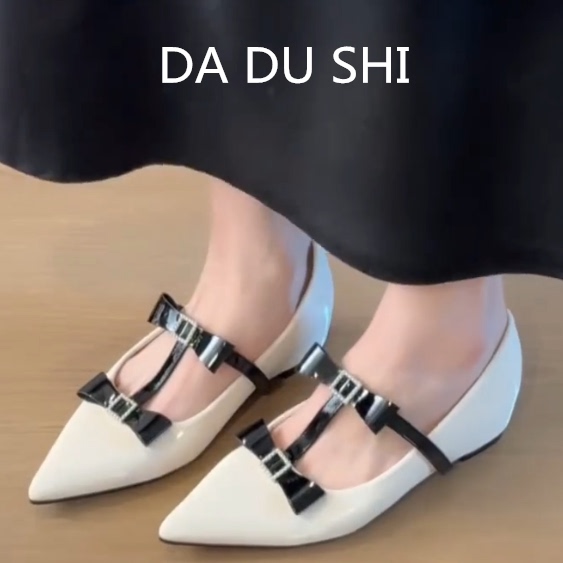 羊皮版！复古小香风方头玛丽珍鞋女拼色内增高单鞋真皮一字扣瓢鞋,女鞋,浅口单鞋,淘宝优惠券,粉丝福利购,淘宝优惠卷