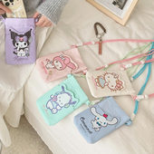 三丽鸥正版 可爱卡通少女心口袋斜挎手机包收纳便携小巧搭配出行萌