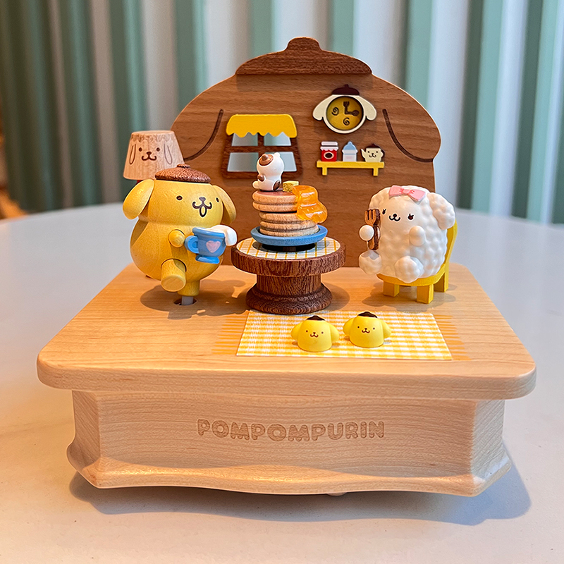 生日礼八音jeancard布丁狗音乐盒