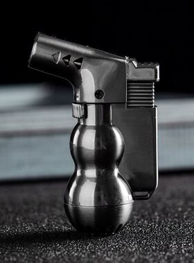 Windproof blue Flame spray Gun lighter.Gourd modeling fashio