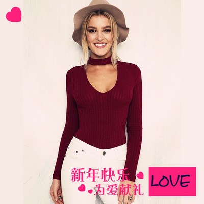 Winter Women Knitted Long Sleeve Blouses Ladies T Shirt Tops