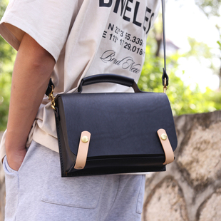 TANGENT 迷你公文包 LINEAR极简斜挎休闲小方包男士