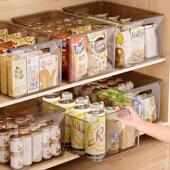 透明零食化妆品收纳盒收纳桌面家用杂物茶几储物篮筐亚克力整理筐