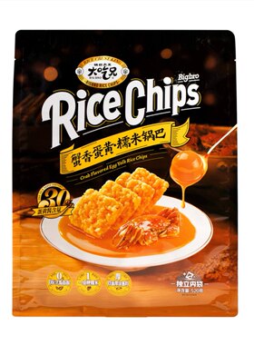 开市客代购蟹香蛋黄糯米锅巴独立包装网红爆款休闲零食