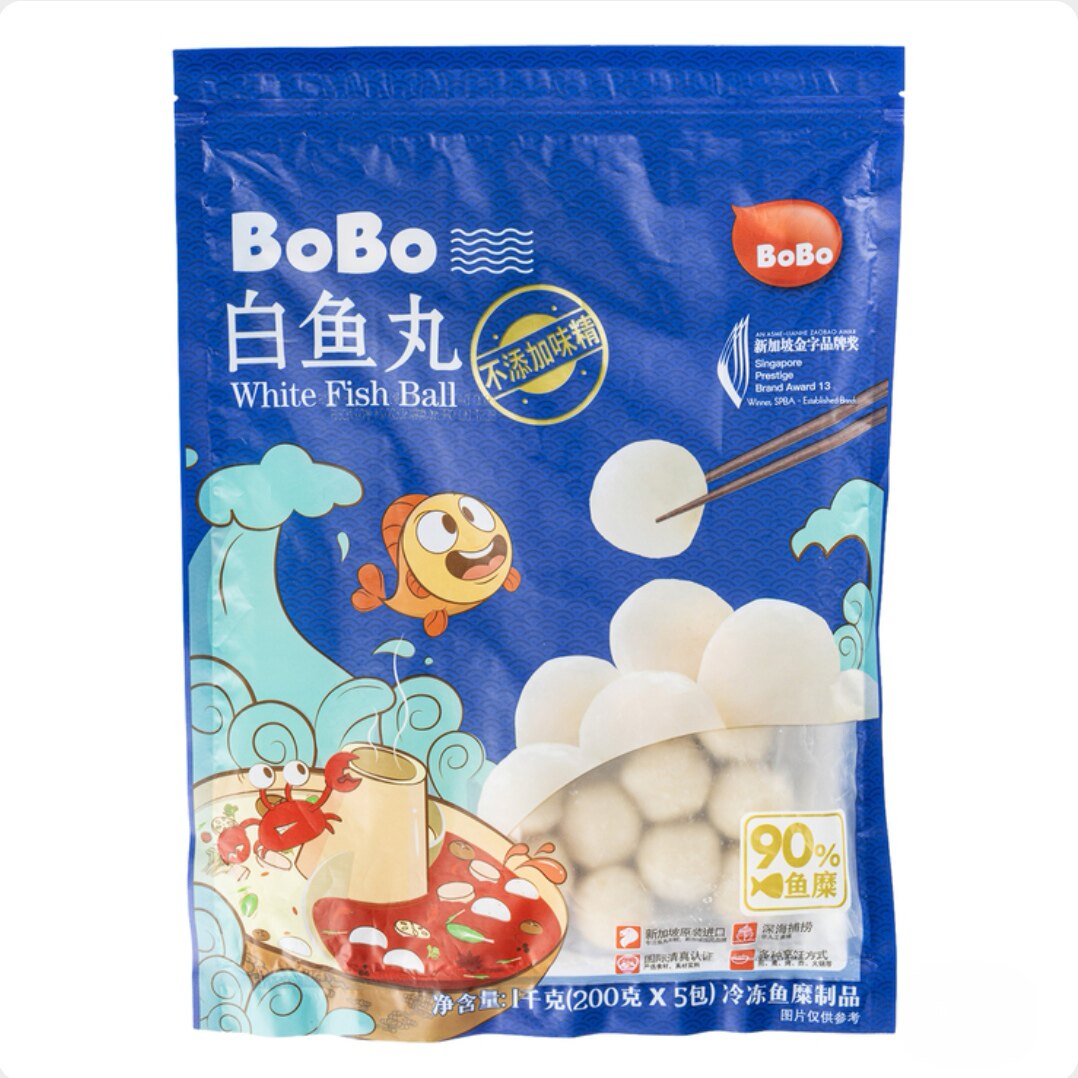 开市客 新加坡进口白鱼丸1kg火锅食材关东煮麻辣烫