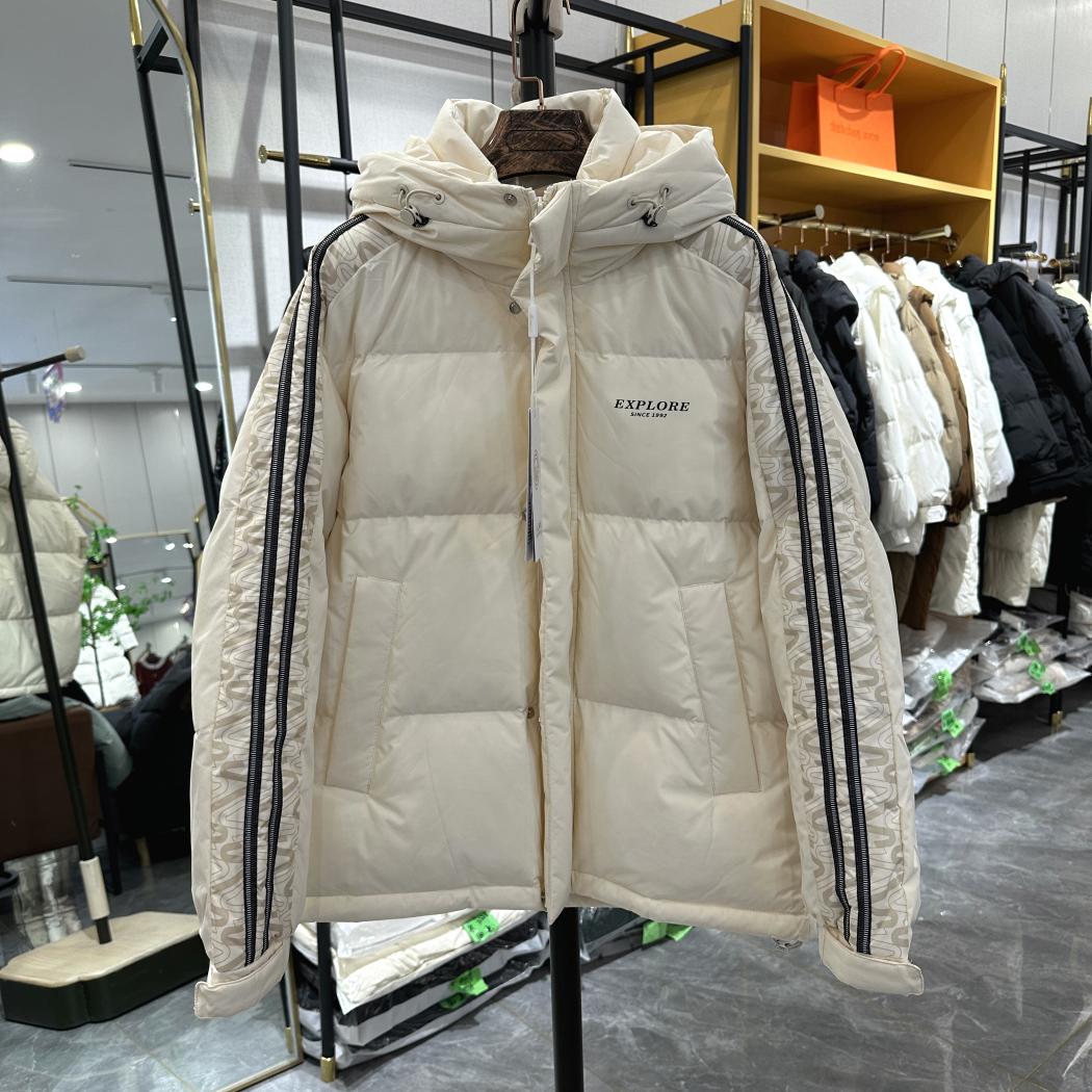 商场同款冬季羽绒服女90白鸭绒加厚宽松短款休闲时尚外套M23056