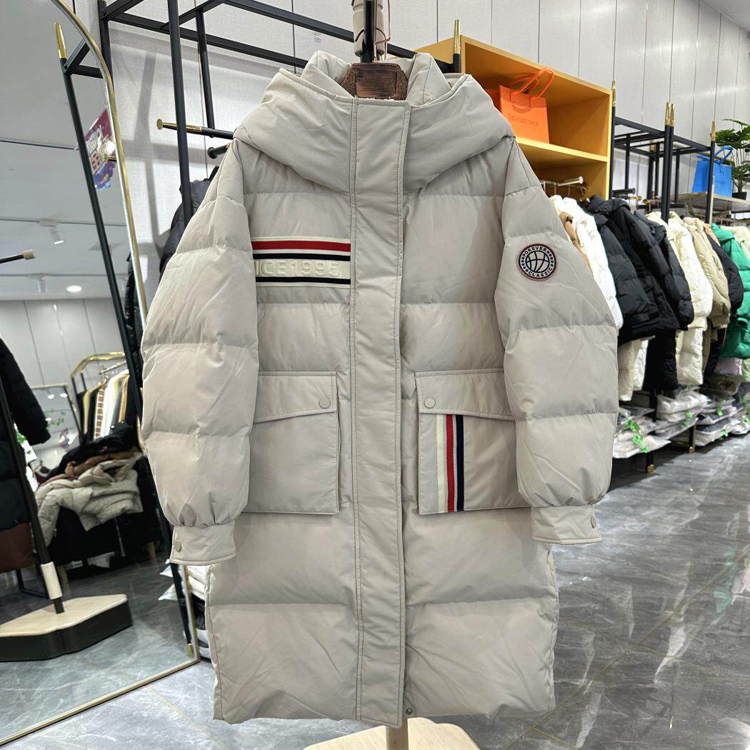 品牌专柜2024冬季新品羽绒服女M23038加厚中长款90白鸭绒时尚正品