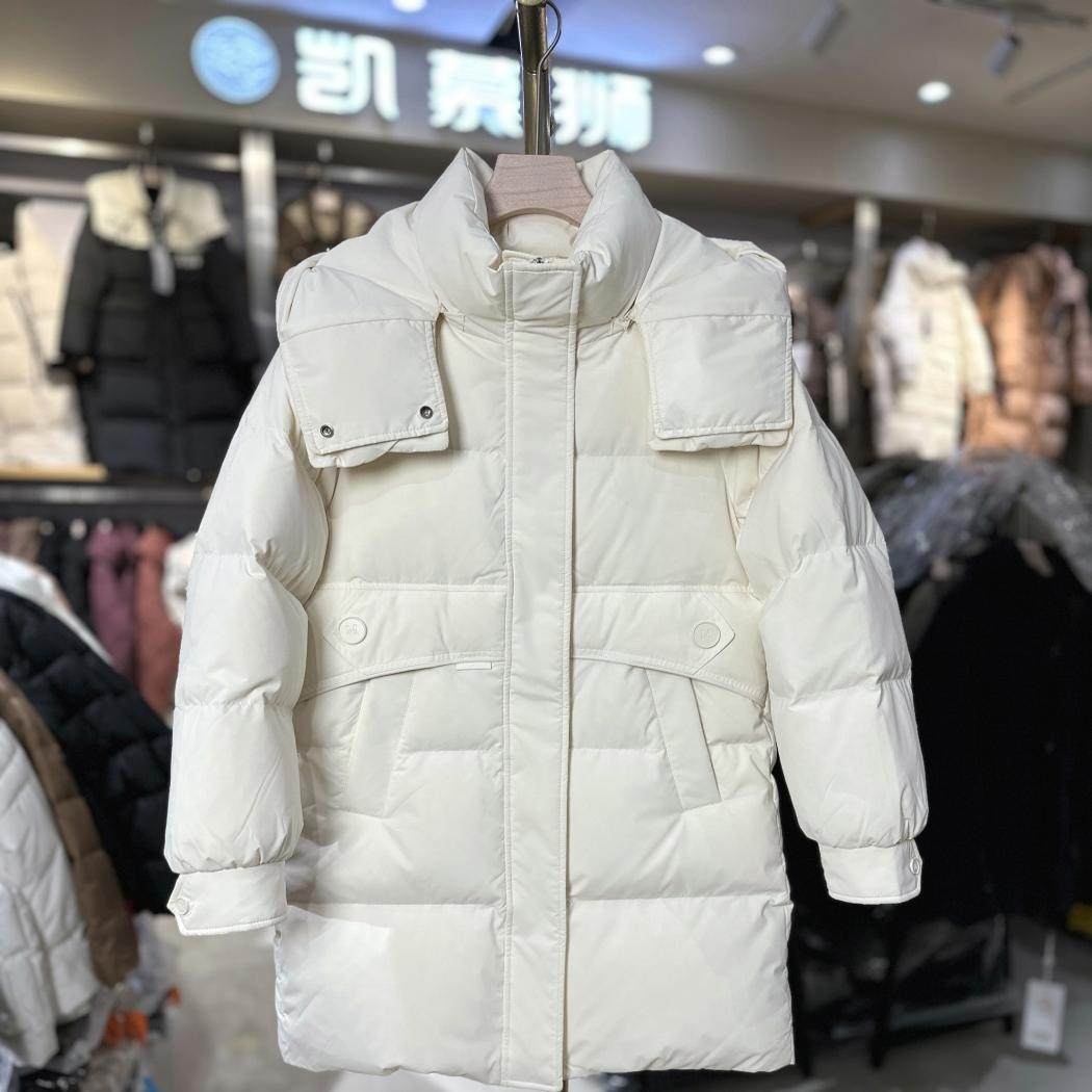 凯慕狮羽绒服2024新款正品中长款