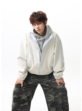 复古日系外套夹克 情侣百搭潮男青少年 1404-99707-p63k