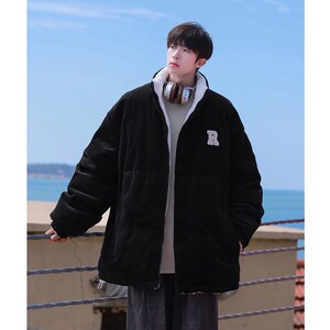 男女加厚 棉服 两面穿棉外套1404-1-MY9375-P115图片