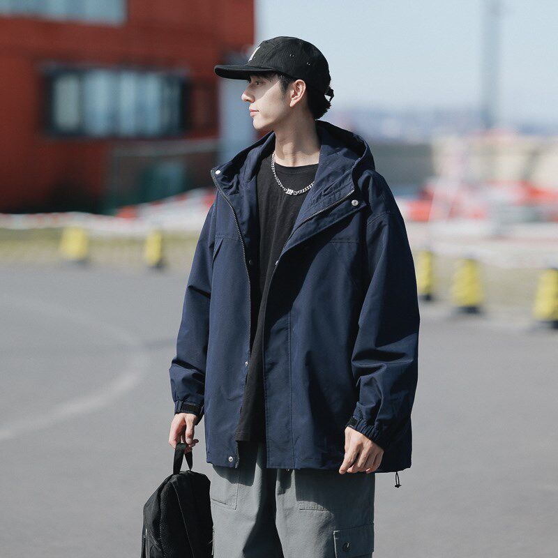 1404-2-9216-P652026年春纯色时尚夹克精致做工精细，男装夹克，星座1404-2