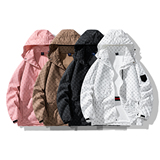 新款时尚潮外套休闲男女长袖夹克1404-2-8889-P40，男装夹克，星座1404-2