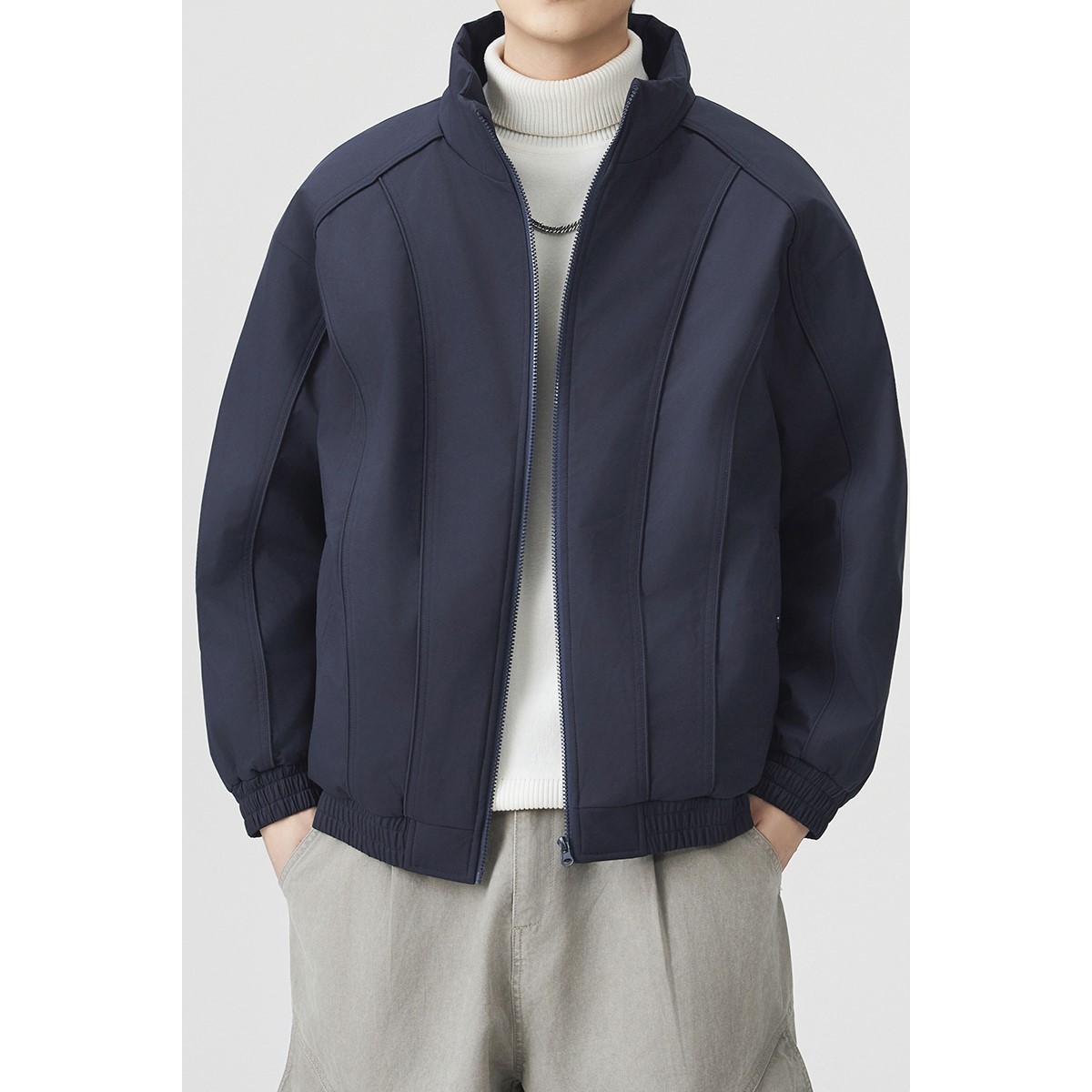 1404-2-9866-p70--2025休闲宽松青少年百搭90绒羽绒服，男装羽绒服，星座1404-2