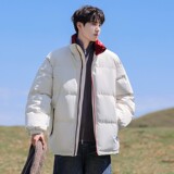 1404-2-99910-p55--2025休闲宽松平铺青少年百搭夹克棉衣，男装夹克，星座1404-2