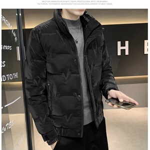 1404-2-gs6612—P119高品质印花棉衣潮流时尚简约休闲百搭1帅气5图片