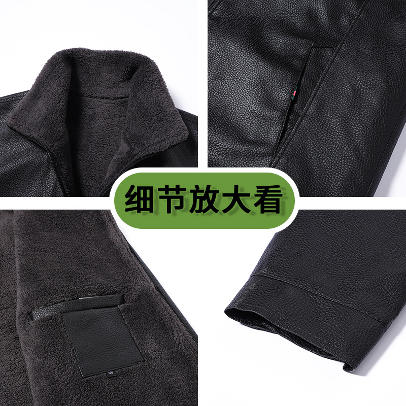 1404-2-5766-p55--2025宽松时尚百搭外套皮衣，男装皮衣，星座1404-2