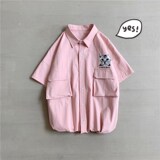 粉色短袖