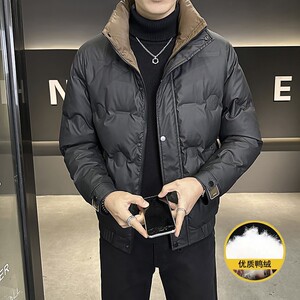 1404-2-7088-p130--2025休闲宽松青少年 百搭 防风 防水羽绒服图片