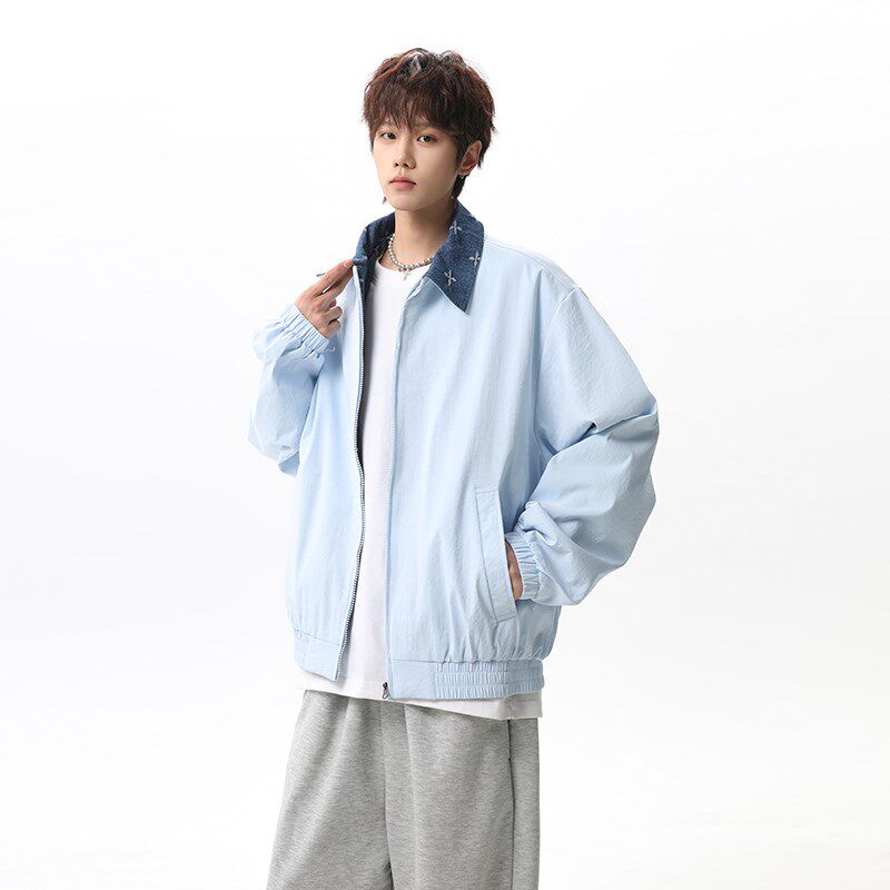复古日系外套夹克情侣百搭潮男青少年1404-99710-p66，男装夹克，星座1404-2