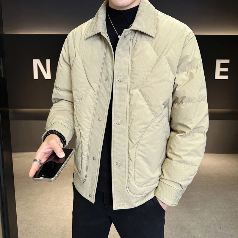 1404-2-BK202—P169高品质印花50绒棉衣潮流时尚简约休闲百搭1帅