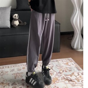 男女1404-1-DK26-p35腿裤子棉麻长裤中裤运动裤休闲裤潮,女装休闲裤,星座1404-2