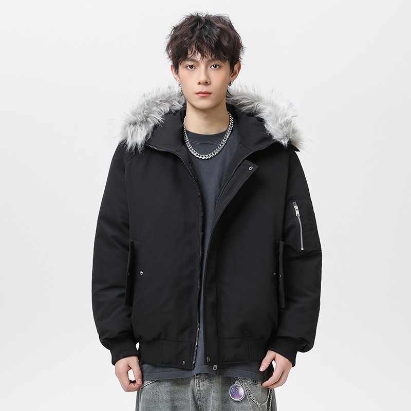 1404-2-99987-p95--2025休闲宽松青少年百搭夹克棉衣,男装夹克,星座1404-2
