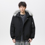 1404-2-99987-p95--2025休闲宽松青少年百搭夹克棉衣，男装夹克，星座1404-2