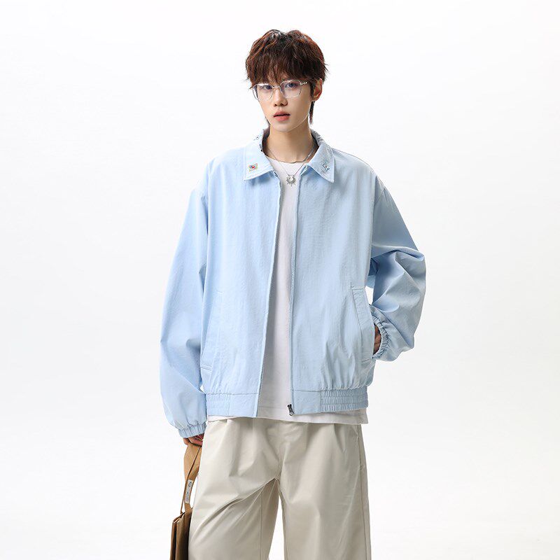 复古日系外套夹克情侣百搭潮男青少年1404-99709-p63，男装夹克，星座1404-2