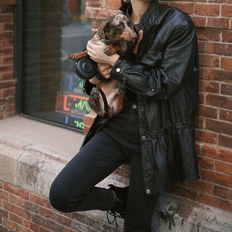 复古港式真皮外套中长款收腰垫肩小立领植鞣羊皮显瘦皮风衣女2025