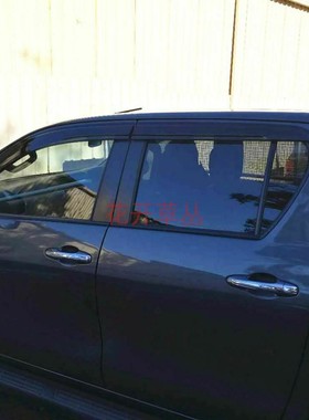 专用于海拉克斯改装TOYOTA Hilux Window visitor雨挡车窗遮阳眉