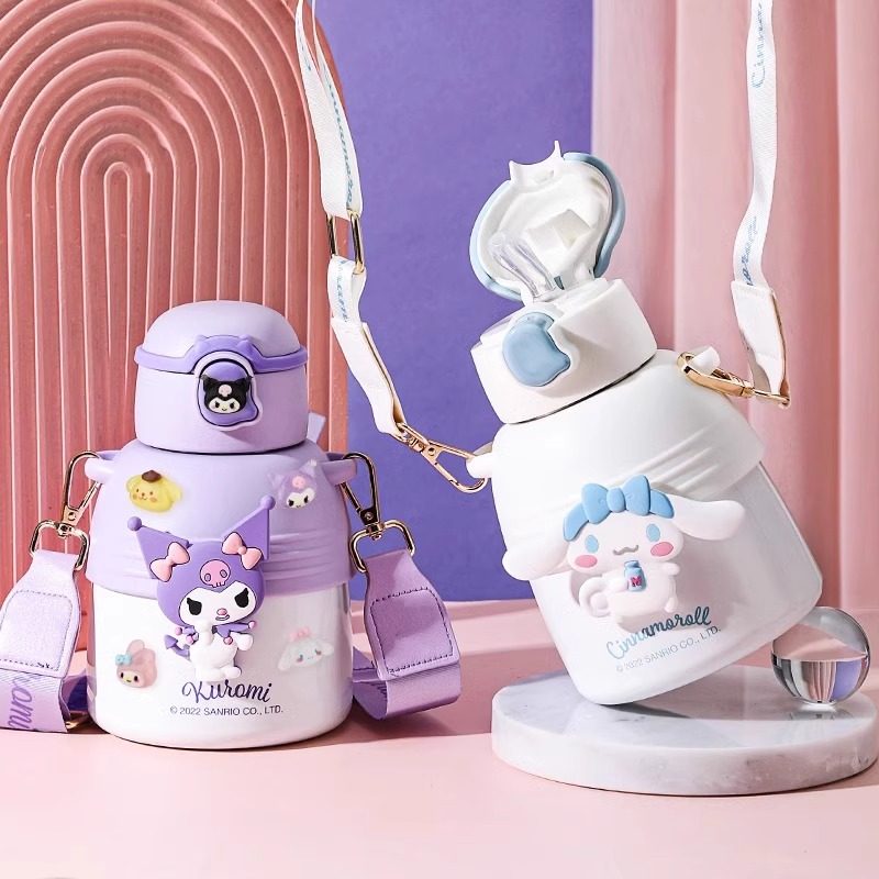 库洛米儿童保温杯女孩男孩吸管水壶2025新款小学生上学专用水杯子,餐饮具,保冷/保温杯,淘宝优惠券,粉丝福利购,淘宝优惠卷
